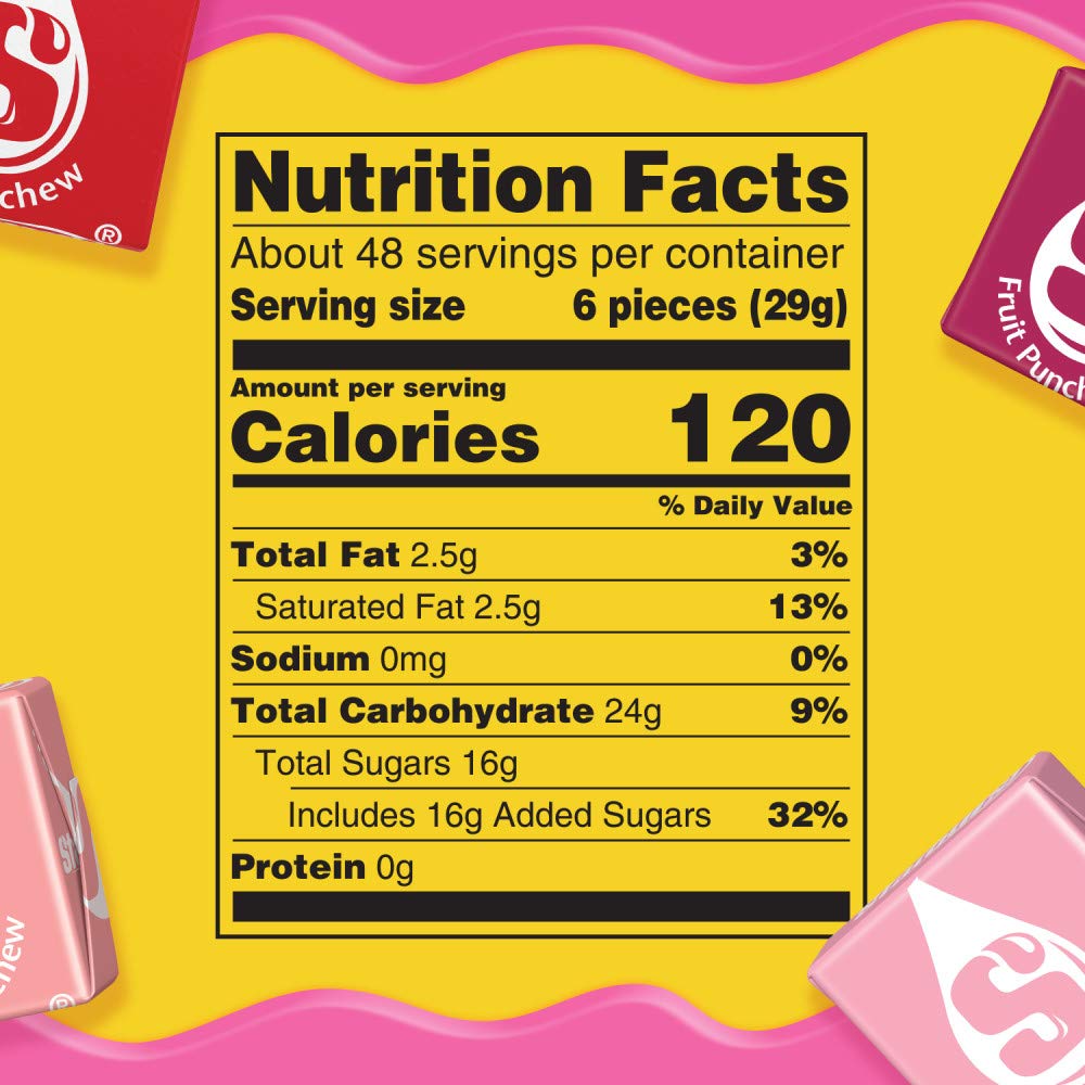 STARBURST FaveREDS Fruit Chews – 50 oz Resealable Party Bag (Strawberry, Fruit Punch, Watermelon & Cherry)