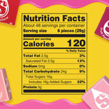 STARBURST FaveREDS Fruit Chews – 50 oz Resealable Party Bag (Strawberry, Fruit Punch, Watermelon & Cherry)