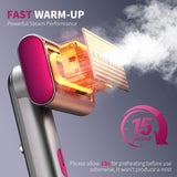 Silver Gray Compact Handheld Garment Steamer 15-Second Fast Heat Travel Steam Iron with Dual Ironing Modes