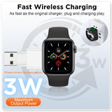 2-in-1 Magnetic Apple Watch Charger – Portable USB-C & USB-A Travel Charging Adapter for iWatch