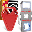 Red Portable Door Lock for Travel – Inside Security Lock for Hotels, Bedrooms & Apartments