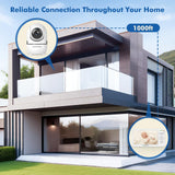 HelloBaby HB6560 6" IPS Baby Monitor with Camera & Audio – Non-WiFi Video Baby Monitor with Night Vision, Pan Tilt Zoom