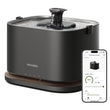 PETLIBRO Dockstream 2 Smart Stainless Steel Cat Water Fountain – WiFi App Tracking & Cordless Sensor Mode (Black)