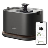PETLIBRO Dockstream 2 Smart Stainless Steel Cat Water Fountain – WiFi App Tracking & Cordless Sensor Mode (Black)