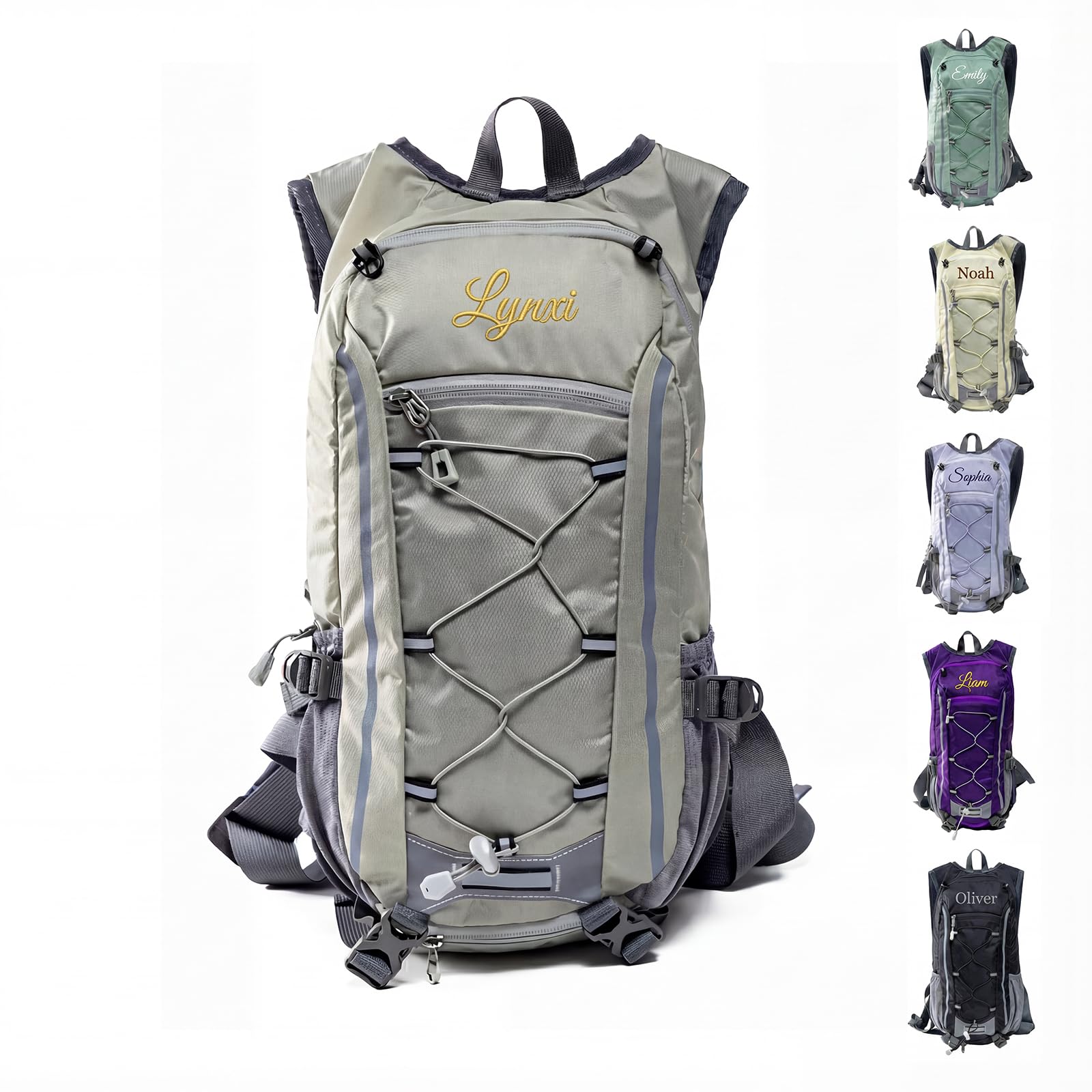 Latlonix 20L Ultralight Personalized Hiking Backpack – Custom Embroidered Waterproof Travel Daypack