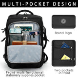 Sowaovut Extra Large Airline-Approved Travel Laptop Backpack – 17.3″ Carry-On Business & College Daypack (Black)