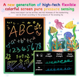 ORSEN 10” Color LCD Writing Tablet for Kids – Reusable Doodle Drawing Board with Eye-Safe Screen (Pink)
