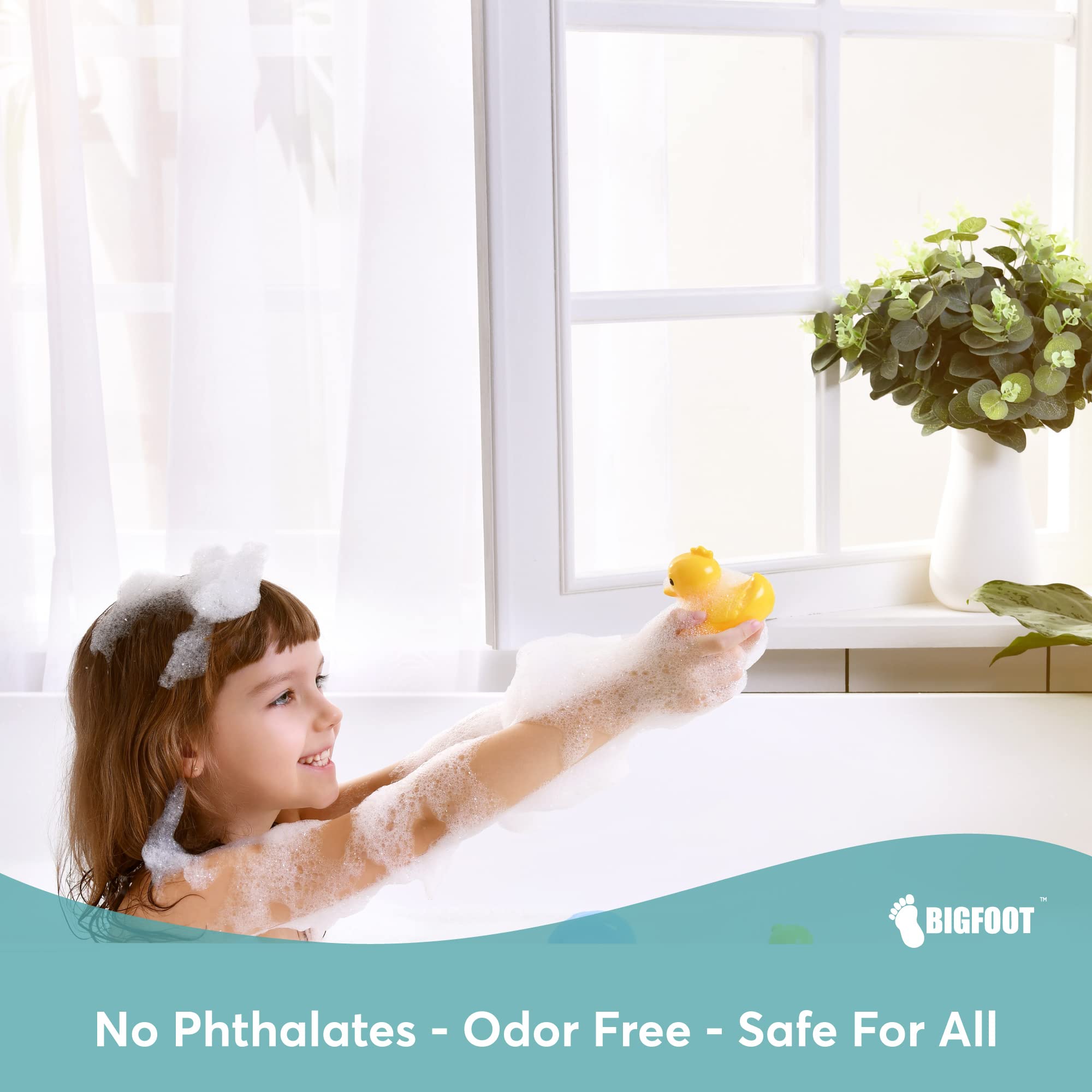 Clear PEVA Shower Curtain Liner 72x72 – Odorless Waterproof Bath Liner with Magnets & Rust-Proof Grommets