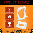 Vampire Teeth Set – 12 Pairs Realistic White Fangs for Halloween & Cosplay (Kids & Adults)