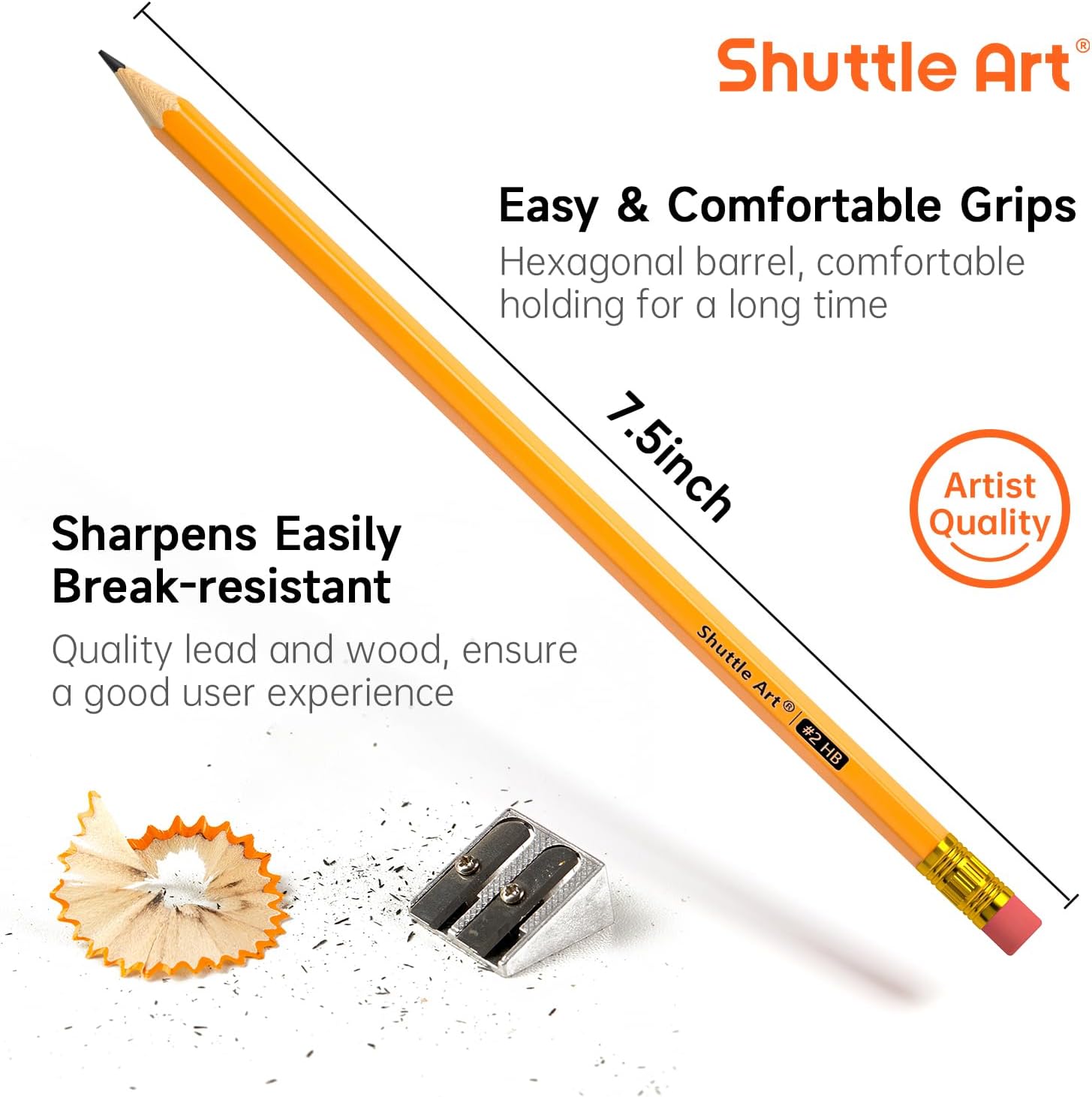 350-Count Pre-Sharpened #2 HB Yellow Pencils