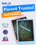 10” Colorful LCD Writing Tablet for Kids – Reusable Doodle Drawing Board (Blue)