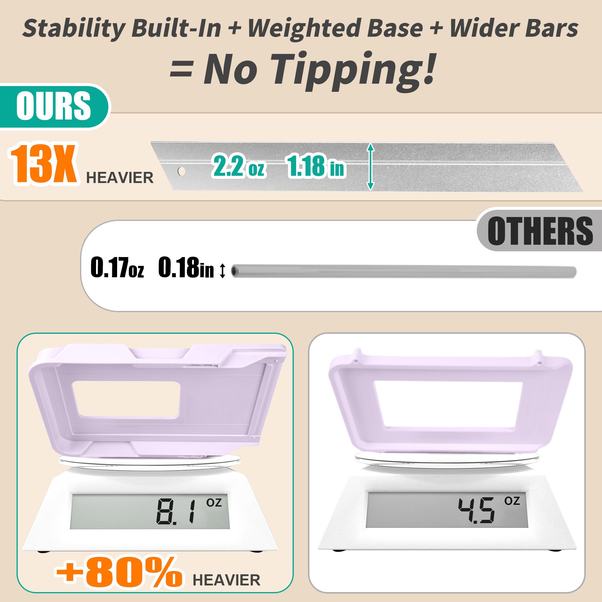 AUGBEAN Pink 2-Tier Clear Pull-Out Organizer Set – Z-Shaped Multi-Purpose Storage for Bathroom, Vanity & Countertop (3 Pack)