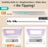 AUGBEAN Pink 2-Tier Clear Pull-Out Organizer Set – Z-Shaped Multi-Purpose Storage for Bathroom, Vanity & Countertop (3 Pack)