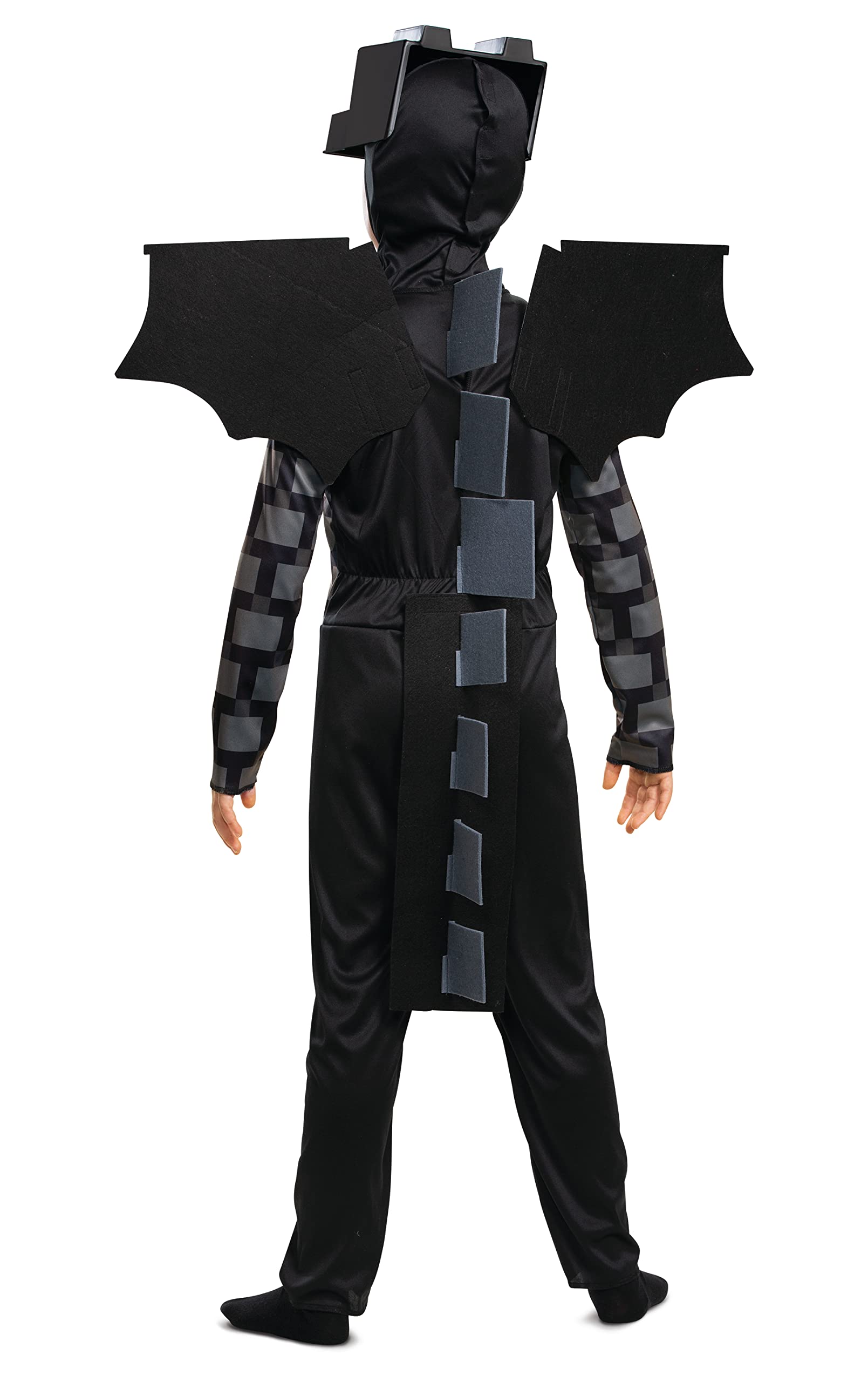 Minecraft Ender Dragon Costume for Kids – Official Licensed Jumpsuit with Wings, Tail & Headpiece