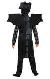 Minecraft Ender Dragon Costume for Kids – Official Licensed Jumpsuit with Wings, Tail & Headpiece