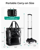 Bagsmart 3-in-1 Expandable Rolling Duffle Tote 30L–48L with Detachable Wheels – Camel