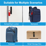 Portable Fingerprint Smart Padlock, USB Rechargeable Keyless Biometric Locker Lock for Gym, School & Travel Bags