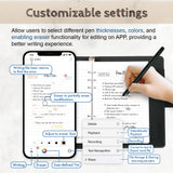 Ophaya Pro+ Smart Digital Pen & Notebook – Real-Time Sync, Searchable OCR & Audio Recording System (Black)