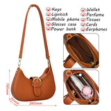 Fashion Los Angeles 0386 Series – Women’s Shoulder Bag in Black & Brown