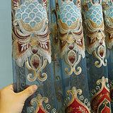Modern European Hollow Embroidery Velvet Curtains – Thickened Blackout Panels, 2-Piece Set