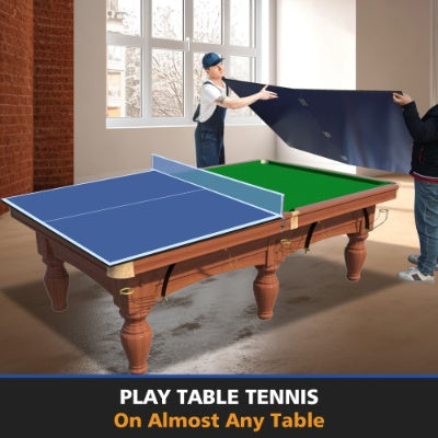 7 ft Mid-Size Folding Ping Pong Conversion Top – Portable Table Tennis Surface, 84" × 48" 12 mm MDF, Foldable Design