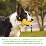 Prokel Dog Chew Toy – Corn Stick Squeaky Rope Toy for Small, Medium & Large Breeds, Durable Dental Health Training Toy