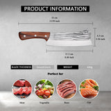 Kegani Heavy-Duty Meat & Bone Cleaver Knife – 7.3" High-Carbon Steel Bone Chopper, Full-Tang Handle