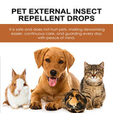 Yegbang External Deworming Drops for Pets – Flea, Tick & Lice Treatment with Soothing Itch Relief for Cats & Dogs