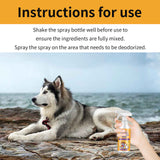 Long-Lasting Pet Odor Deodorizer Spray – Neutralize Indoor Smells with Pet-Safe Refreshing Mist