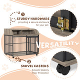 Wooden Kennel – Durable Outdoor Dog House with Weather-Resistant Roof, Raised Base & Ventilation for Medium & Large Dogs