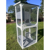 Outdoor & Indoor Cat Climbing Frame Game Cage – Large Multi-Level Pet Playhouse