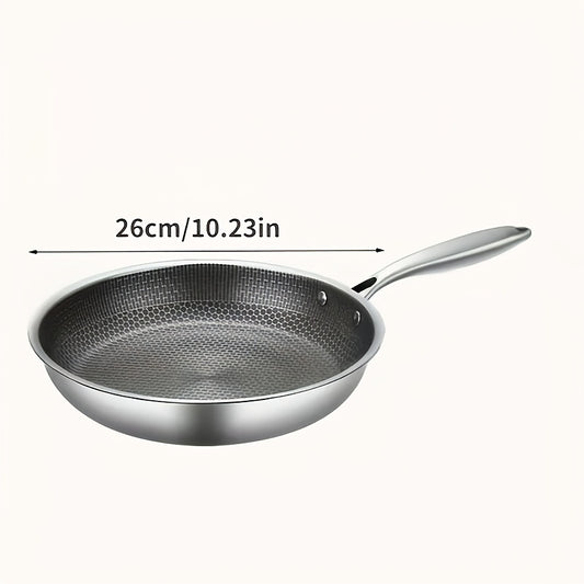 Honeycomb Stainless Steel Non-Stick Frying Pan – 10 in Skillet (1-Piece)