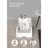 Smart Cat Litter Box with Wide Opening – Automatic Deodorizing, Self-Cleaning & Spacious Design for Multiple Cats