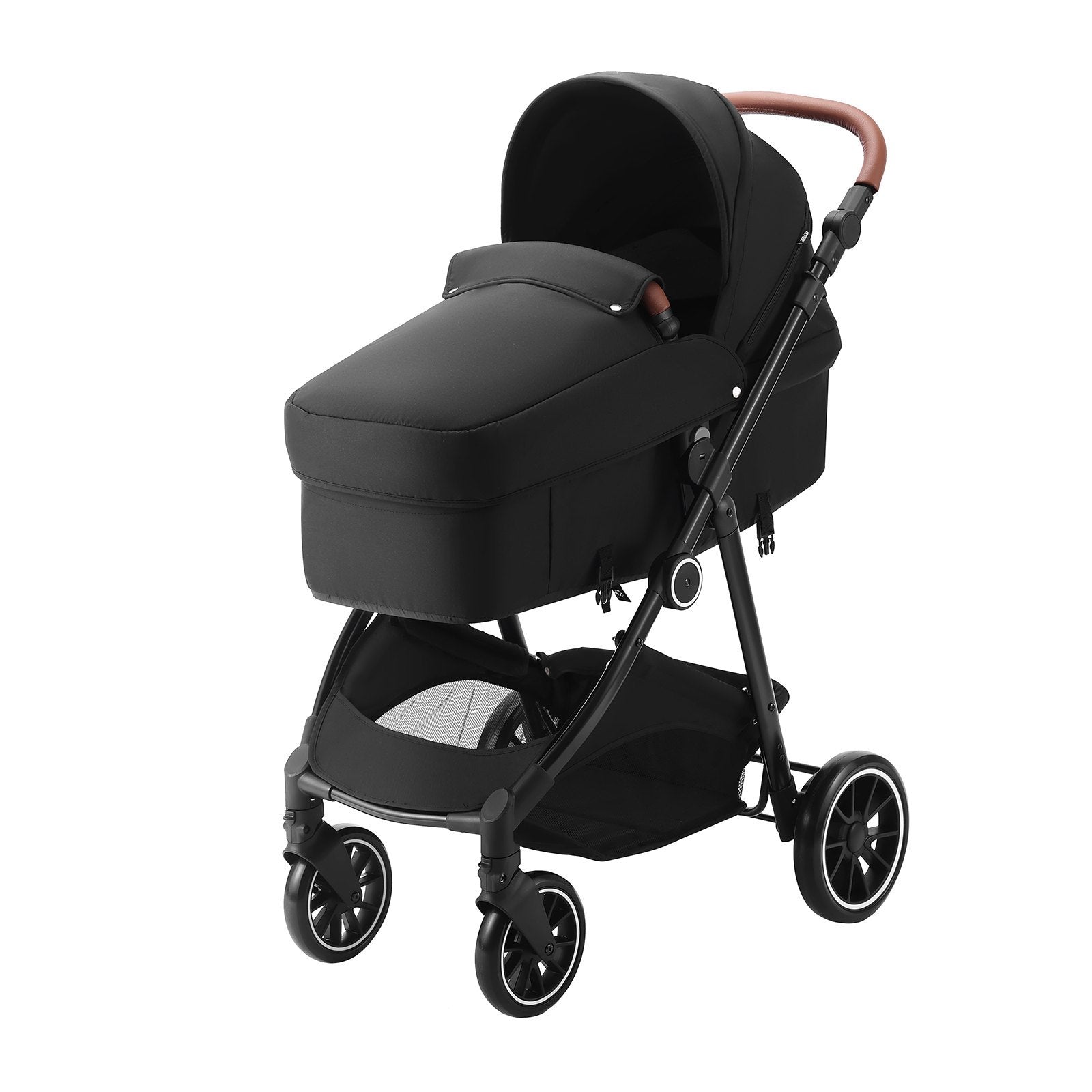 VEVOR Baby Stroller 👶 Foldable Infant & Toddler Travel System with Bassinet, Adjustable Backrest & Reversible Seat