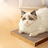 L-Shaped Cat Scratching & Lounging Board – Pet-Friendly Corner Scratcher for Indoor Cats