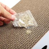 Durable Cat Scratch Board & Toy – Corrugated Cardboard Scratcher with Play Design for Cats & Kittens