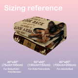 German Shepherd Dog Flannel Fleece Throw Blanket – Soft & Lightweight 50×60 in, Cozy Bed, Couch & Travel Blanket