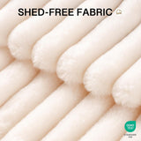 Mewoofun Donut Dog Bed – 25"x25"x7" Cream Calming Round Fluffy Washable Bed with Non-Slip Bottom for Small Dogs, Puppies & Cats