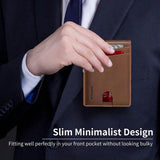 Elegant Slim Bifold Wallet with RFID Security
