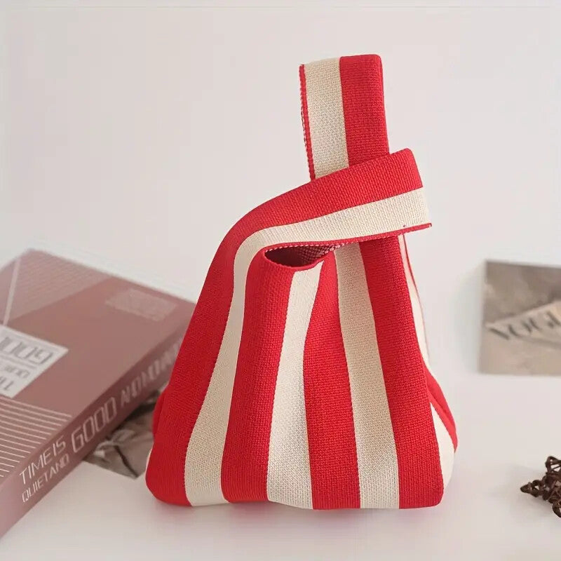 Women’s Knitted Wool Bucket Bag – Versatile Handbag & Casual Tote
