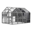 Luxury Cat Cage – Outdoor Wooden Cat Fence Patio & Large Running House with Platforms, Shelter & Weather-Resistant Design