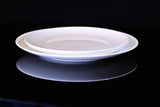 Jasmine 16‑Piece Bone China Dinnerware Set – Elegant White Service for 4, Microwave & Dishwasher Safe