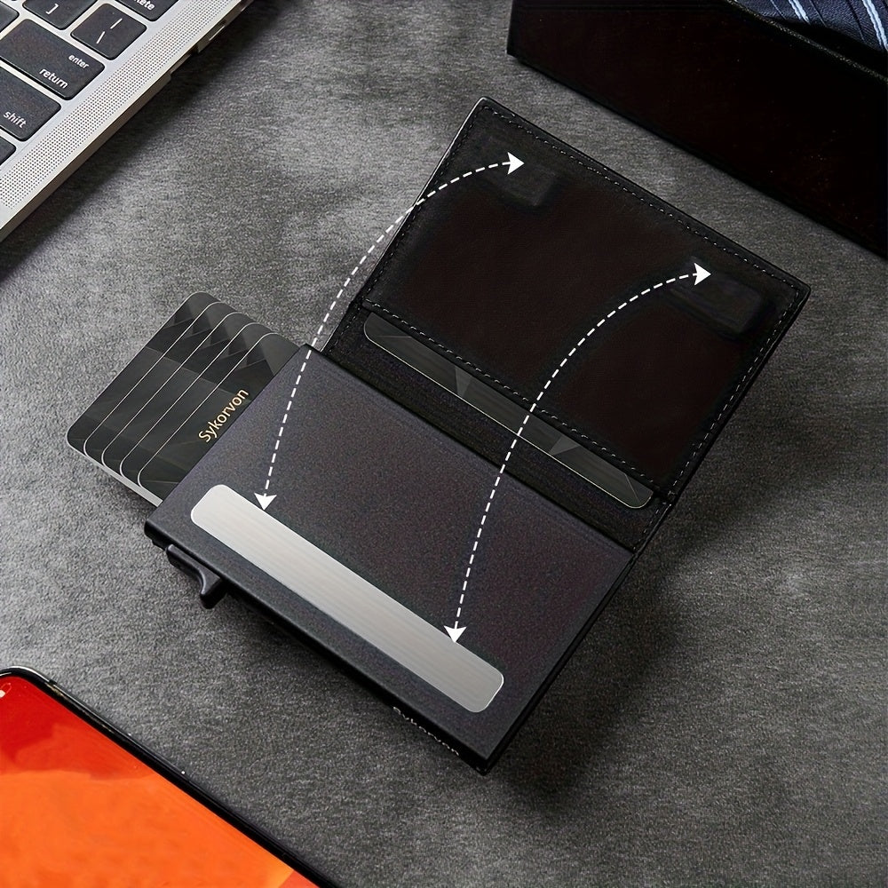 Sleek & Secure Men’s AirTag Wallet
