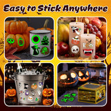 Halloween Glow Tattoos for Kids – 204 Count with Mystery Prize Box (Colorful Design)