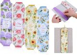 4-Pack Floral Motivational Pencil Pouch Set