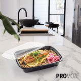 Single-Compartment Meal Prep Containers – 50 Pack Leak-Proof To-Go Food Storage Boxes