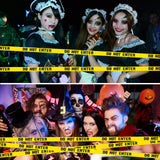 Halloween Caution Tape – 82ft “Caution” & “Do Not Enter” Yellow Roll for Haunted House & Party Decor