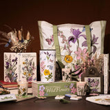 Wildflower Canvas Pencil Pouch with Zipper