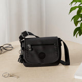 Kipling Sabian Mini Crossbody Bag – Lightweight Water-Resistant Everyday Shoulder Purse (Black Noir)
