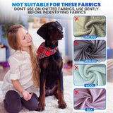 Dual-Action Pet Hair Remover Tool 2-Pack with Metal Scraper & Silicone Brush – Reusable Lint and Fur Cleaning Tool for Furniture, Carpets & Clothing